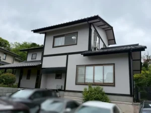 下関市にてモルタル外壁を超高耐候塗料で外壁塗装したお客様の声