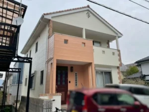 下関でサイディングに２色塗装し住まいを彩る外壁塗装