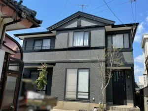 下関市にて紫外線と汚れに強い超高耐候塗料でサイデイングを外壁塗装